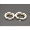キャスター用ストッパー 白/2個 50mm エスコ
