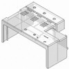 IPDS i unit-s(協約形プラグイン内装ユニット(アイセーバタイプ))入線用オプションパーツ・主幹リードバーカバー 日東工業
