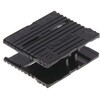 OptiCam[[TM上]] 研磨済み光コネクタ用SCデュプレックスクリップ 黒 PANDUIT(パンドウイット)