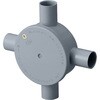 露出用丸型ボックス(ワンタッチ式) 日動電工