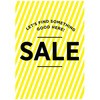 斜めストライプ柄 SALE ポップ・ポスター おしゃれEXPO