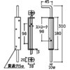 EA951LR-28 門落し ステンレス製 Φ10×300mm エスコ 26462268