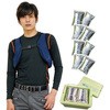 保冷剤メッシュベストセット：メッシュベスト ネイビー+保冷剤8個入り+保冷ボックス付 STATUSUNI(ステータスユニ)