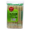 丸い竹のお箸 楊枝付 大和物産
