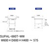 SUPAL-660T-WW �y�ʍ�Ƒ�/�ω׏d150kg_��������_���ʒI�t_���[�N�e�[�u��150�V���[�Y_�ሳ�����~���V�� �R���H�� 26814587