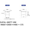 SUPAL-660TT-WW �y�ʍ�Ƒ�/�ω׏d150kg_��������_�S�ʒI�t_���[�N�e�[�u��150�V���[�Y_�ሳ�����~���V�� �R���H�� 26814727
