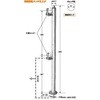 ニューテトロン水平親綱(緊張器付) まつうら工業 タイトナー・ロリップ