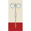 カーブミラー(丸型2面鏡) 日本緑十字社