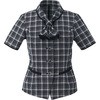 ENJOY ESA-661 Air Control Suits Air Mesh Check オーバーブラウス カーシーカシマ