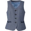 ENJOY EAV-684 TWEEDY CHECK ベスト カーシーカシマ