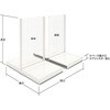 ユニット什器ULシリーズ特価台 両面バックネット (単体タイプ) 中日販売