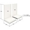 ユニット什器ULシリーズ特価台 片面バックボード (連結タイプ) 中日販売