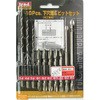10Pcs下穴錐&ビットセット trad