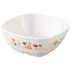 メラミン食器 和華(ほのか)角小鉢 千羽鶴印(エンテック)