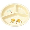 メラミン 子供食器 ひよこぐみ 三つ仕切皿 EBM