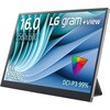 16インチ モバイルモニター(2560x1600/IPS/ノングレア/TypeCx2/オートピボット) LG