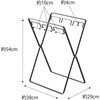 5715 tower タワー レジ袋3連&45Lゴミ袋スタンド 山崎実業 28611767