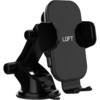 車載ホルダー Qi搭載ワイヤレス充電器 エンジン停止後も開閉可能 LUFT
