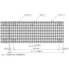 騒音防止 建築外構用ボルト固定式スチールグレーチング 中部