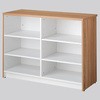 木製カウンターW120cm用中間棚 ホワイト ストア・エキスプレス