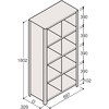 軽量棚ERR仕切型H1800＜配送時組立サービス付＞ イトーキ