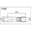 T-TMEX2Y-4S 絶縁被覆付圧着端子先開形 TRUSCO 29274133