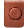 INSTAX mini Evo カメラケース BROWN フジフイルム