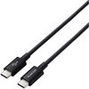 タイプCケーブル (TypeC to C) PD60W対応 断線しにくい耐久仕様 RoHS指令準拠 エレコム