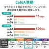 LD-GPAD/BK30 LANケーブル Cat6A準拠 ドラム巻き取り式 30m エレコム 31138250