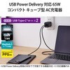 EC-AC4365BK USB Type-C 充電器 PD PPS対応 合計出力65W Type C×2 折りたたみプラグ 小型 軽量 エレコム 31177389