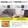 EC-AC4365BK USB Type-C 充電器 PD PPS対応 合計出力65W Type C×2 折りたたみプラグ 小型 軽量 エレコム 31177389