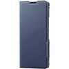 Xperia 10 V (SO-52D/SOG11) ケース ソフトレザー 手帳型 マグネット 衝撃吸収 超軽量 花柄 エレコム