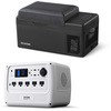 【お得なセット品】ポータブル冷蔵冷凍庫+ポータブル電源(700W) アイリスオーヤマ