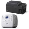 【お得なセット品】ポータブル冷蔵冷凍庫+ポータブル電源(2000W) アイリスオーヤマ