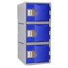 樹脂製耐酸キャビネット&薬品保管庫 T-H385L/3-F 薬品戸棚 25-2279-07 MTセキュリティジャパン