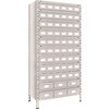 63X-812A9B2 スチール製軽中量ボルトレス棚 スチール引出付 100kgタイプ 高さ1800mm TRUSCO 31252009