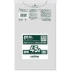 W-43-CL W-43環境クラブ45L透明 10枚 日本サニパック 31260156