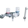 2ハンドルシャワー水栓(一時止水付) LIXIL(INAX) ツーハンドル 