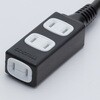 TRIS15-103-BK ソフトタイププラグ 3個口タップ型 TRUSCO 31445768
