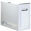 ボックスファイル ス A4 ヨコ フタ付き サンプルボック エコノミー ファイルボックス プラス(文具)