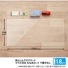 DM-168A(41111) 安心 デスクマット 斜めカット 透明 光沢 軟質 PLUS(プラス)[文具] 31531115