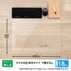 DM-010LS(41354) デスクマット 透明 光沢 マウス対応 軟質 PLUS(プラス)[文具] 31531657