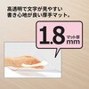 DM-107C(40945) 片面無移行 デスクマット 透明 光沢 軟質 PLUS(プラス)[文具] 31531788