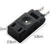 AVT-M01-23BK 電源タップ コンセント 3個口 2P 小型 スイングプラグ RoHS コンパクト トリプルタップ エレコム 31595114