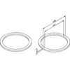 小便器部品 旧型小便フラッシュ上部蓋用パッキン(T60型用) TOTO