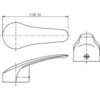 キッチン水栓用レバーハンドル TOTO