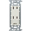 埋込アースターミナル付ダブルコンセント(フラット型) パナソニック(Panasonic)