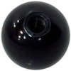 25Φ×M6 黒 プラスチック玉 大阪魂 32664091