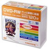 HIDISC 録画用 DVD-RW くり返し録画用 120分 2倍速 スリムケース HIDISC