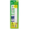 HIDISC USBポート付電源タップ コンセント4個口+USB-Ax3ポート HIDISC